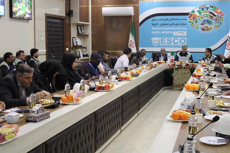 نشست همكاری های تجاری ذوب آهن اصفهان و آفریقا
