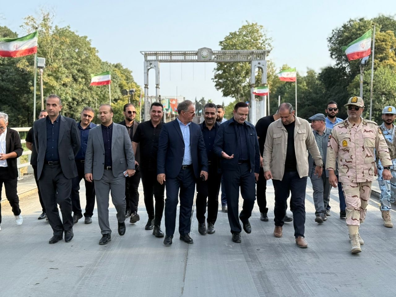 بازدید مسرور از اراضی مستعد ایجاد منطقه آزاد مشترک میان ایران و آذربایجان