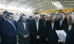 افتتاح کارخانه ریسندگی آریا ریس مهستان با حضور معاون اول رئیس‌جمهور